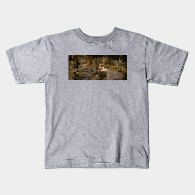 Indy - Raiders of the lost Ark  (Golden Idol) Kids T-Shirt by Buff Geeks Art